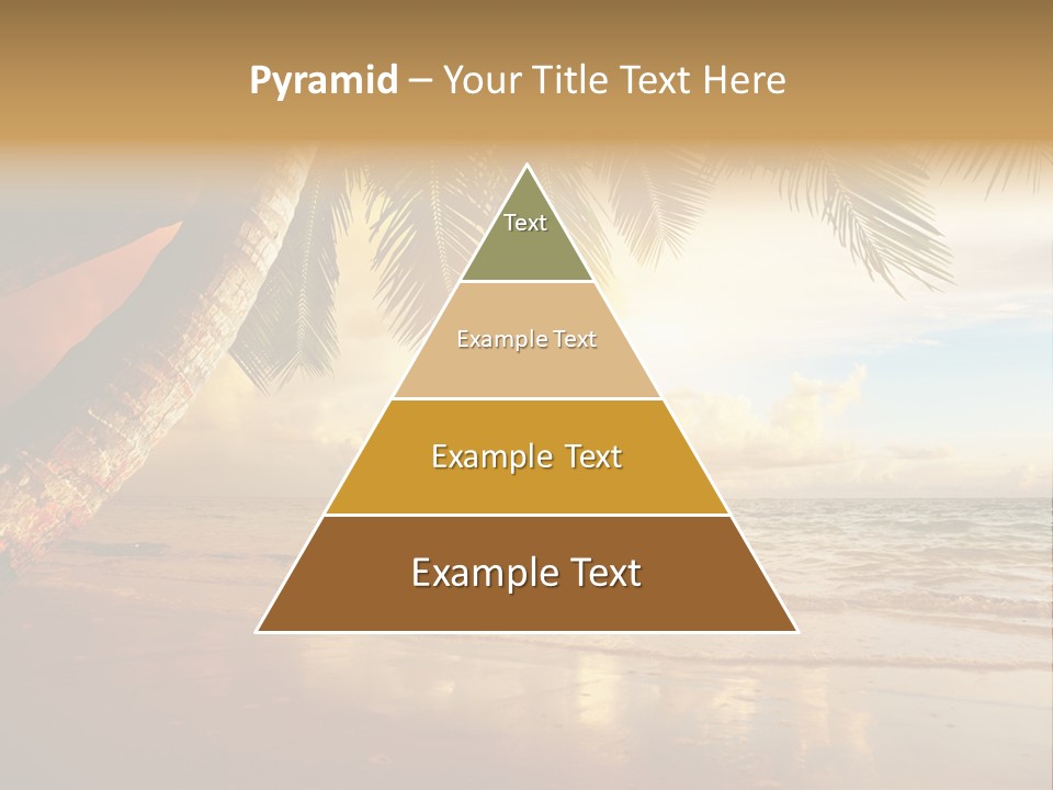 Blue Dawn Tree PowerPoint Template