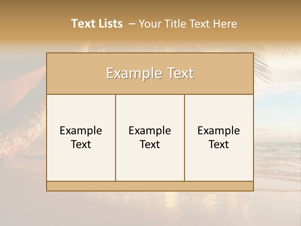 Blue Dawn Tree PowerPoint Template