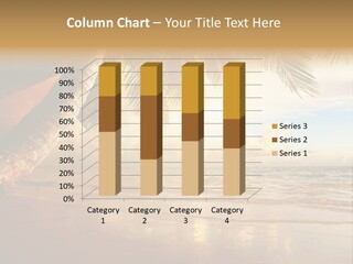 Blue Dawn Tree PowerPoint Template