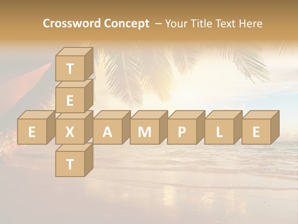 Blue Dawn Tree PowerPoint Template