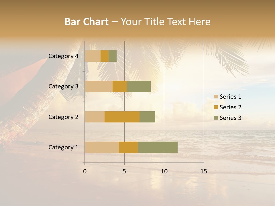 Blue Dawn Tree PowerPoint Template