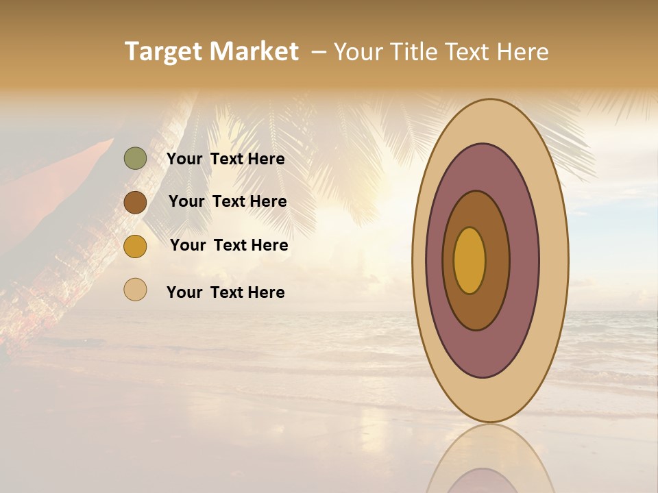 Blue Dawn Tree PowerPoint Template