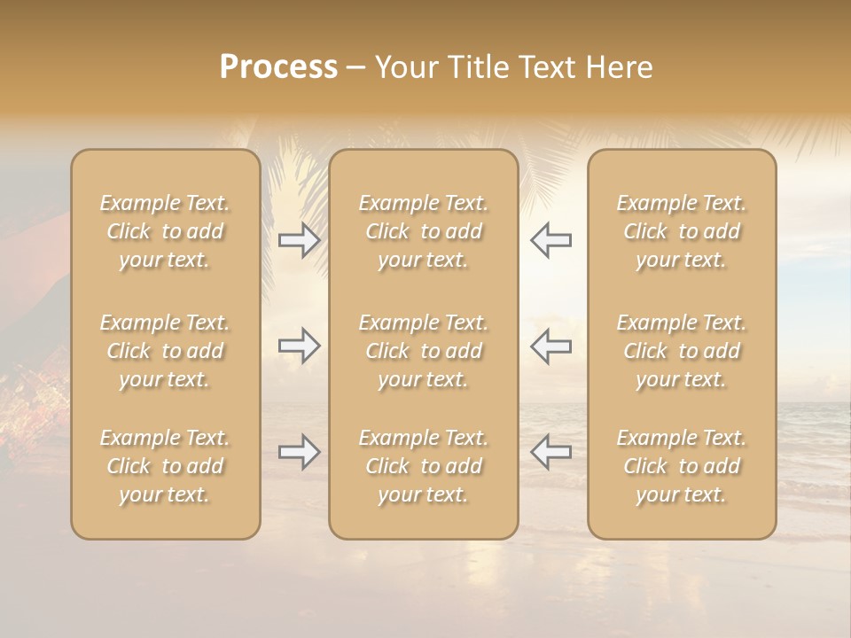 Blue Dawn Tree PowerPoint Template