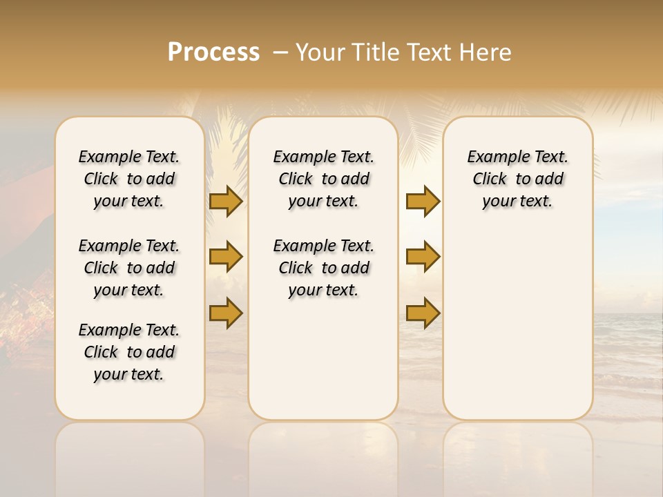 Blue Dawn Tree PowerPoint Template