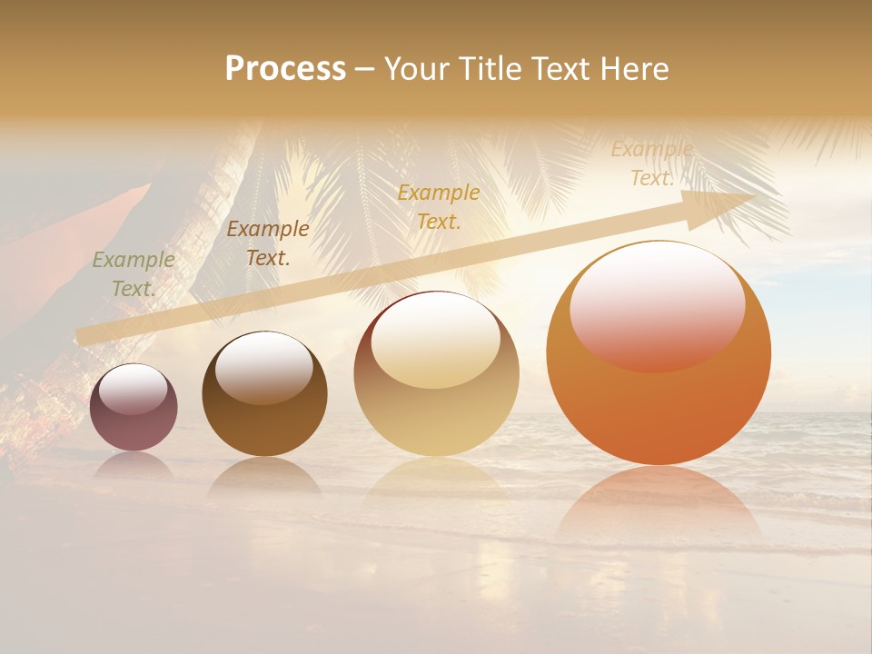 Blue Dawn Tree PowerPoint Template