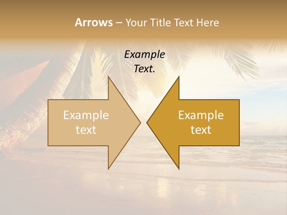 Blue Dawn Tree PowerPoint Template