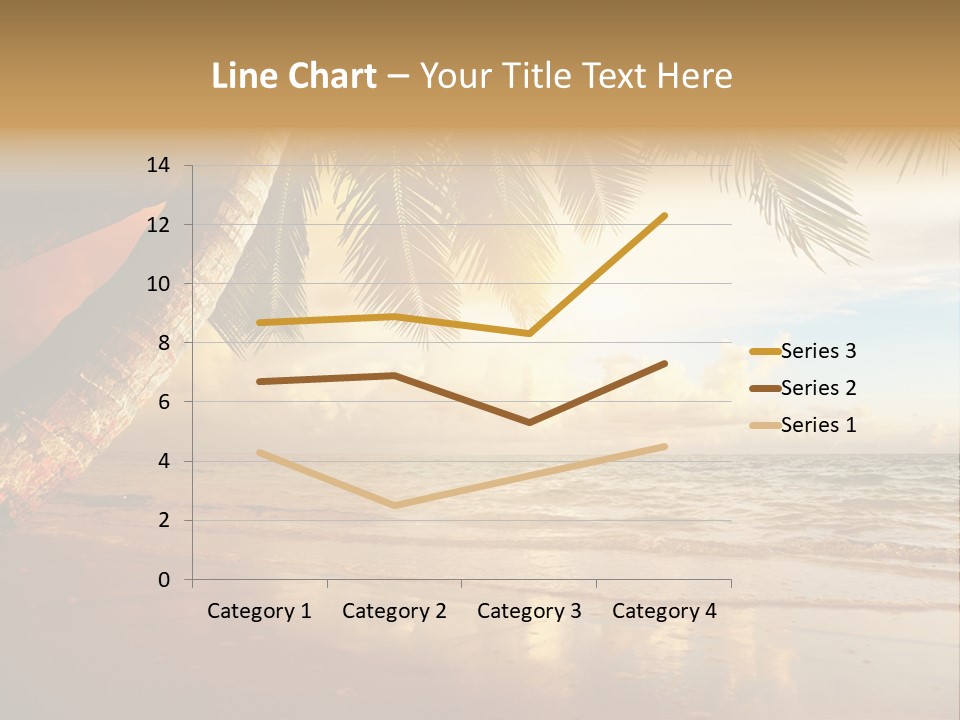 Blue Dawn Tree PowerPoint Template