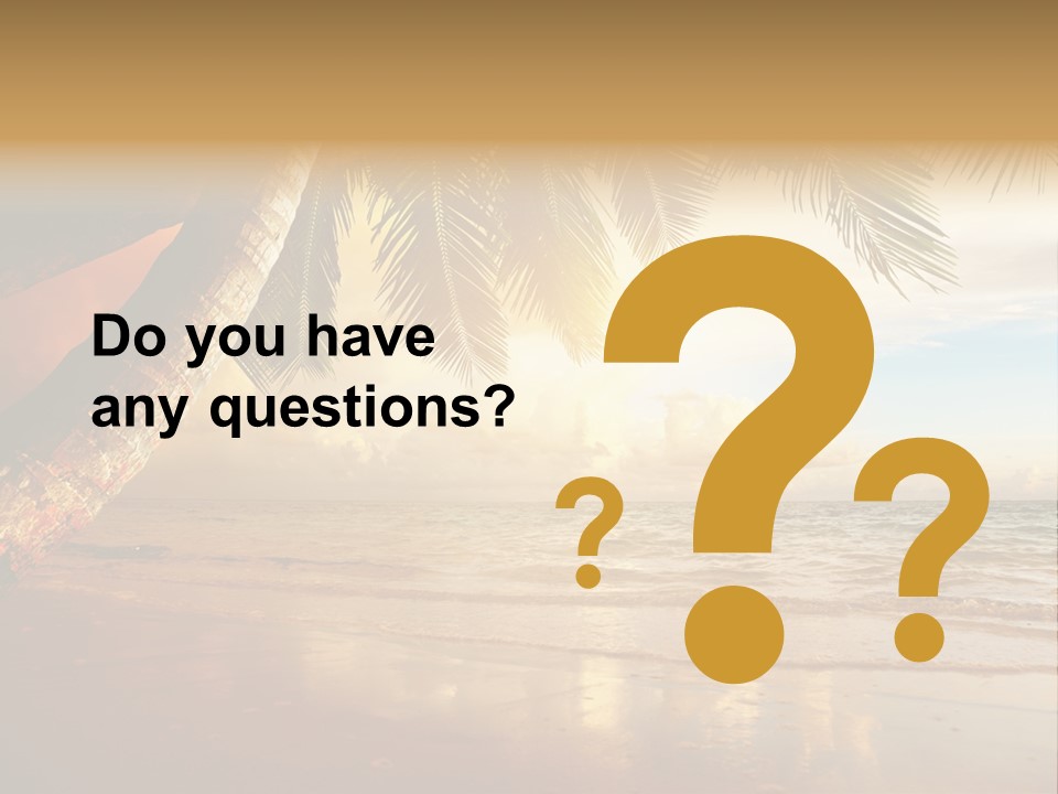 Blue Dawn Tree PowerPoint Template