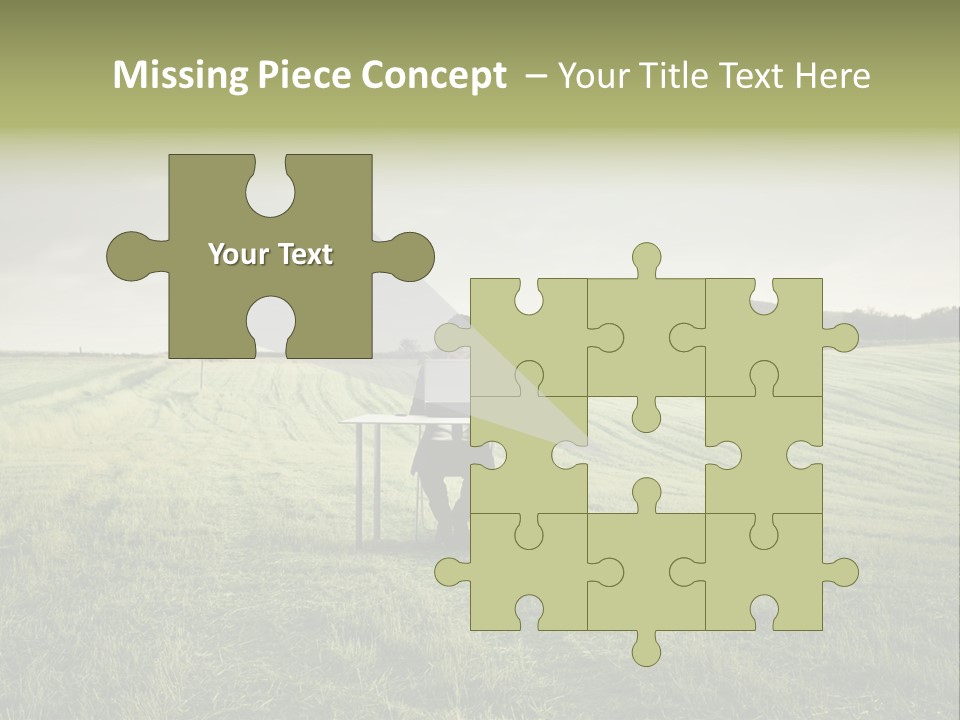 Caucasian Voyage Technology PowerPoint Template