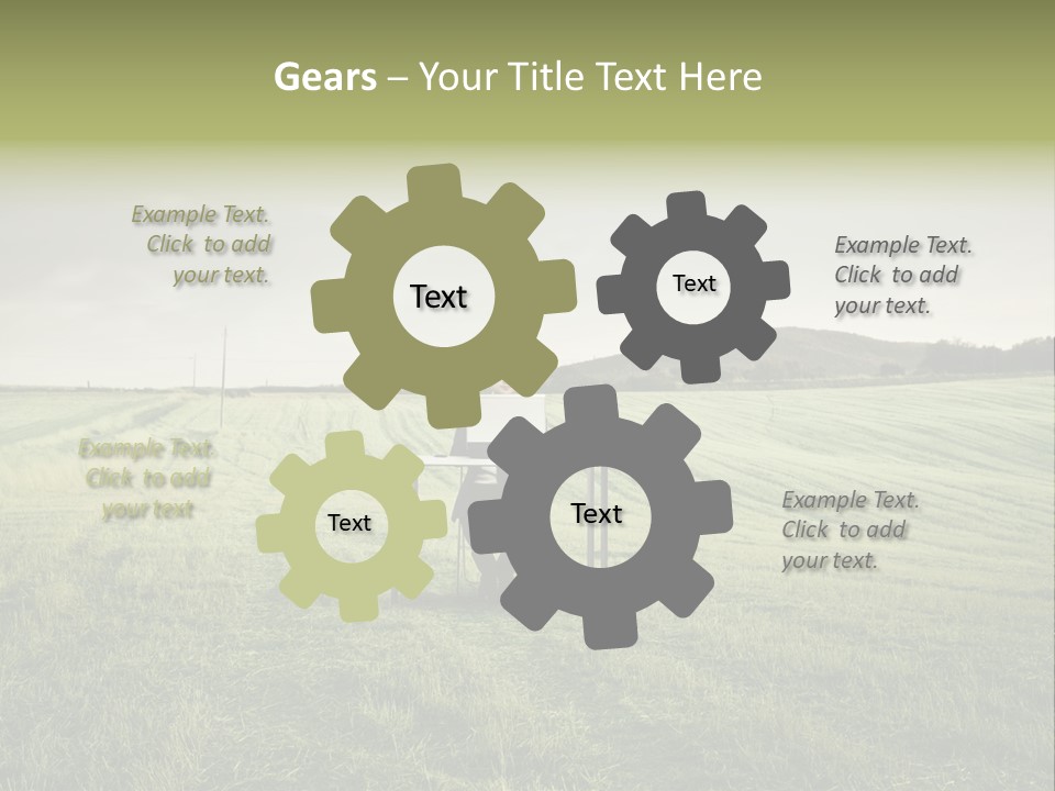 Caucasian Voyage Technology PowerPoint Template