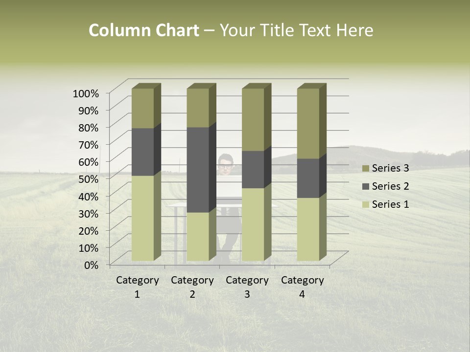 Caucasian Voyage Technology PowerPoint Template