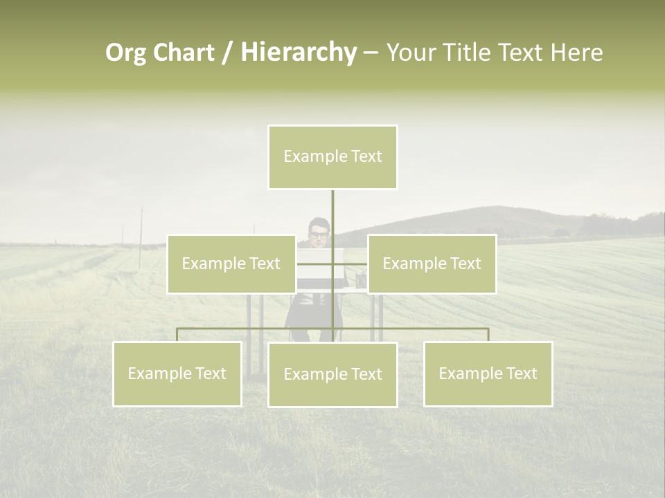 Caucasian Voyage Technology PowerPoint Template