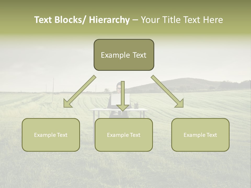 Caucasian Voyage Technology PowerPoint Template