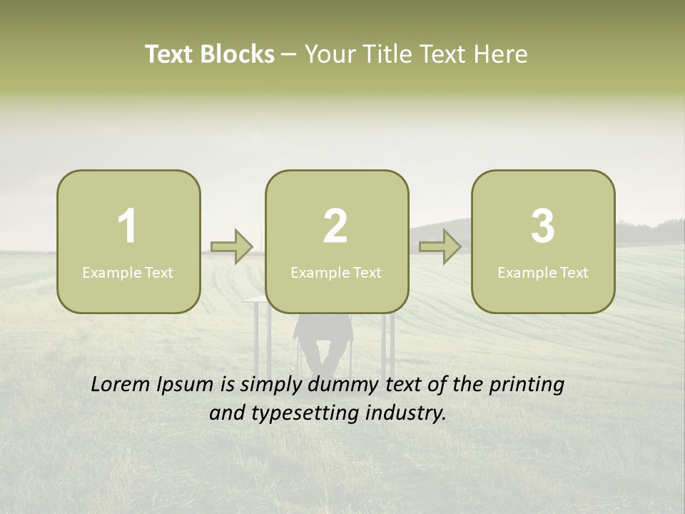 Caucasian Voyage Technology PowerPoint Template