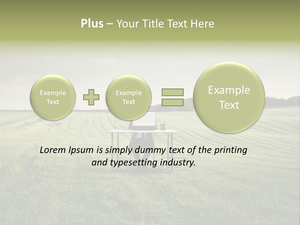Caucasian Voyage Technology PowerPoint Template