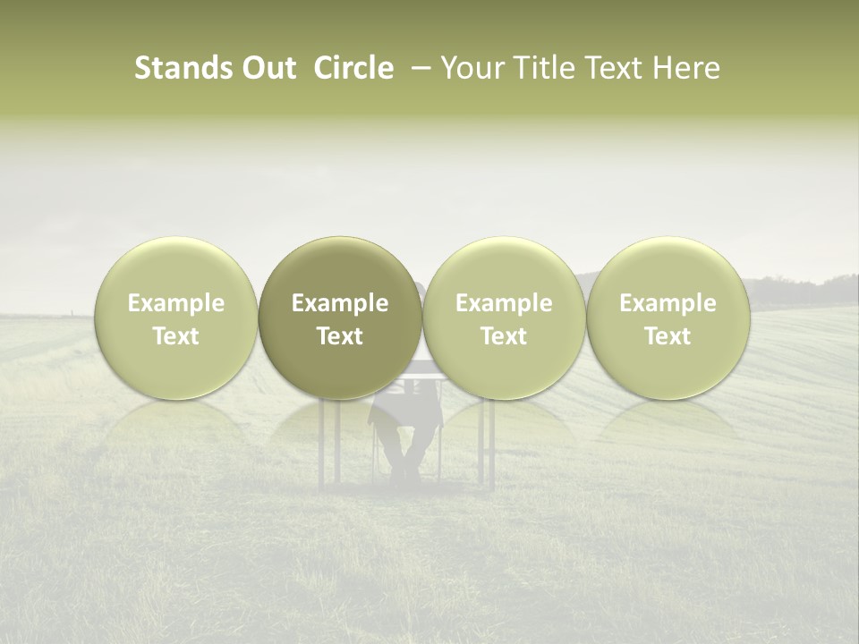 Caucasian Voyage Technology PowerPoint Template