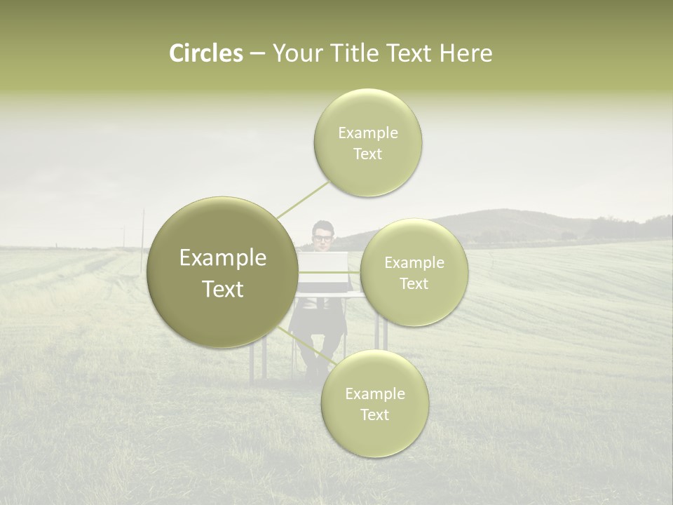 Caucasian Voyage Technology PowerPoint Template