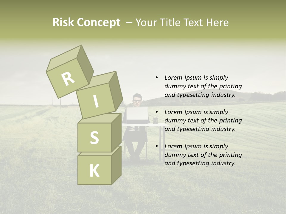 Caucasian Voyage Technology PowerPoint Template