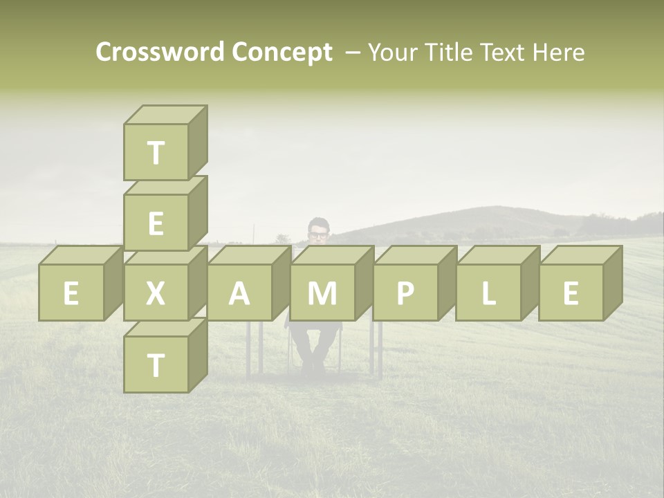 Caucasian Voyage Technology PowerPoint Template