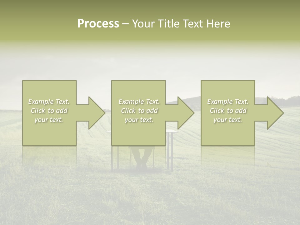 Caucasian Voyage Technology PowerPoint Template