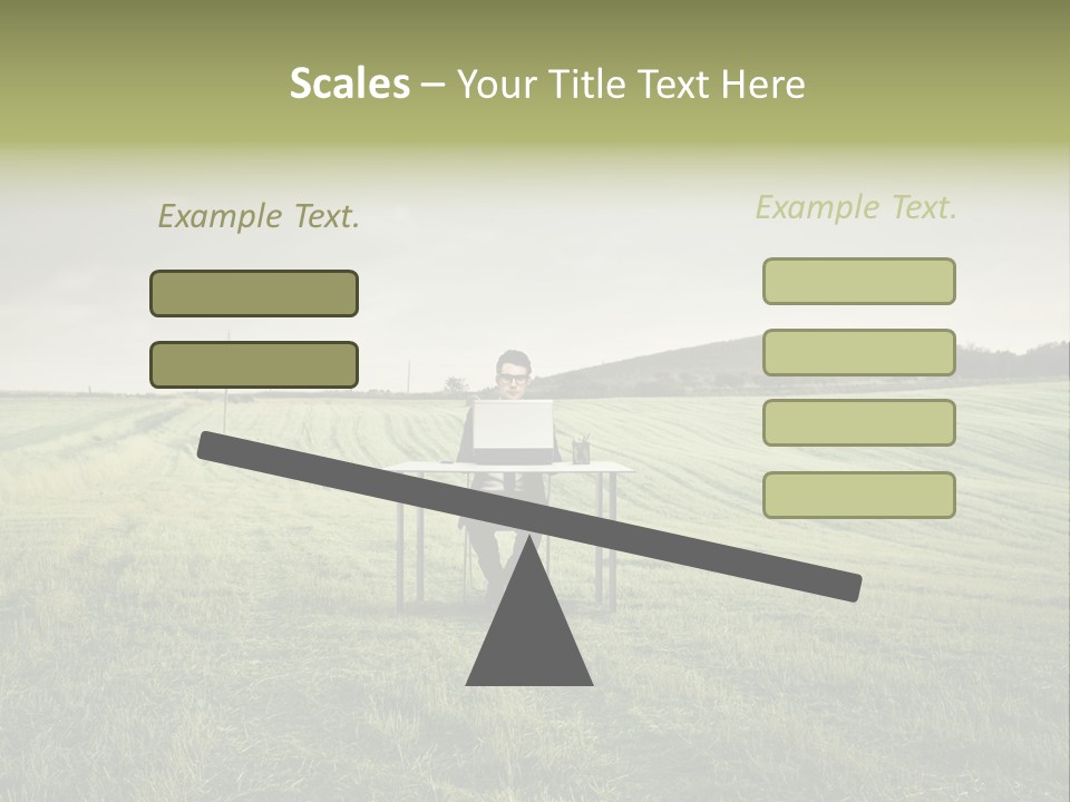 Caucasian Voyage Technology PowerPoint Template