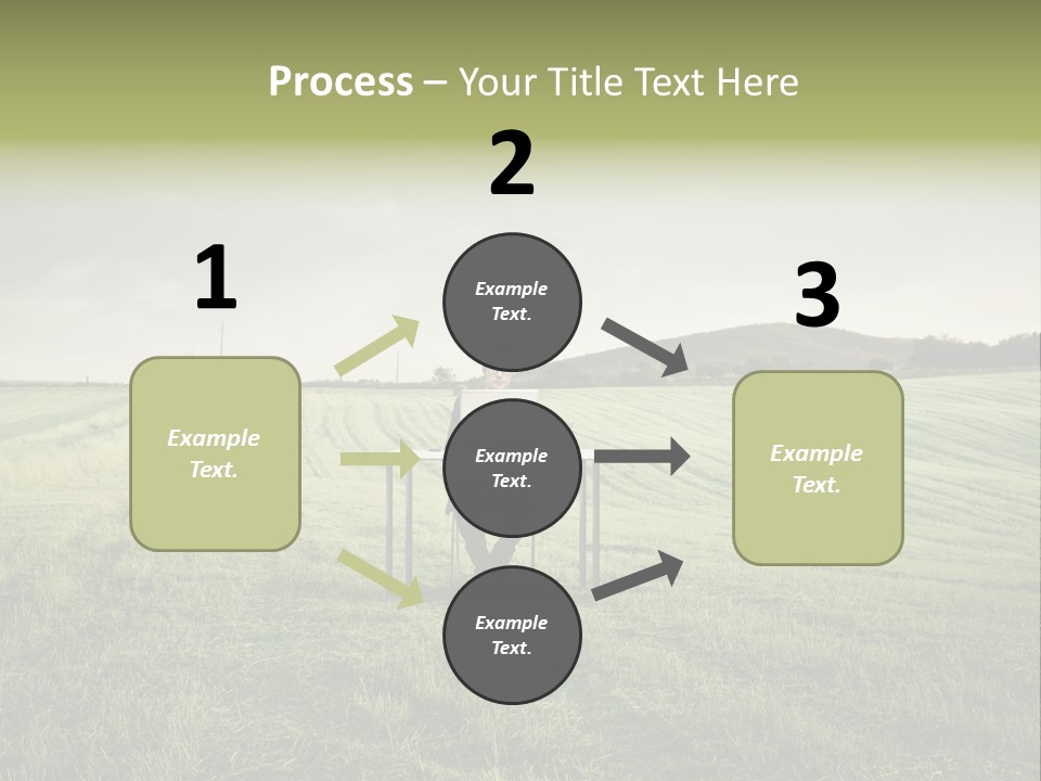 Caucasian Voyage Technology PowerPoint Template