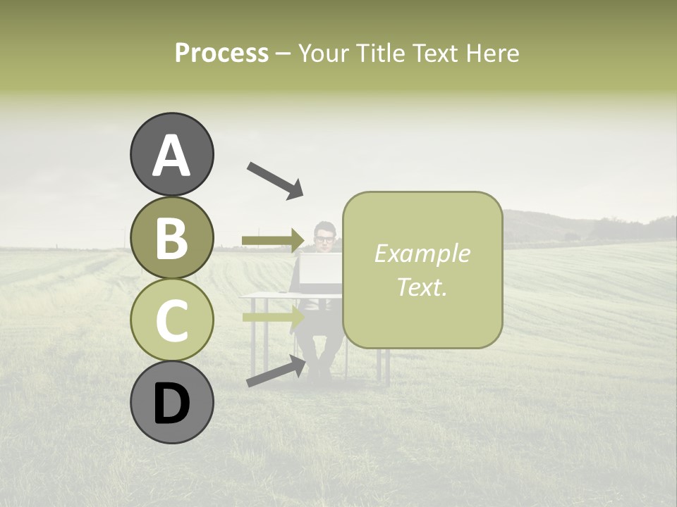Caucasian Voyage Technology PowerPoint Template