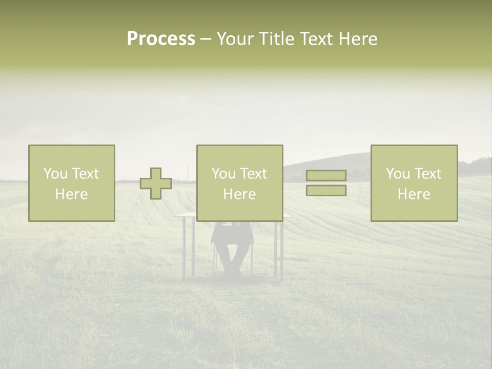 Caucasian Voyage Technology PowerPoint Template