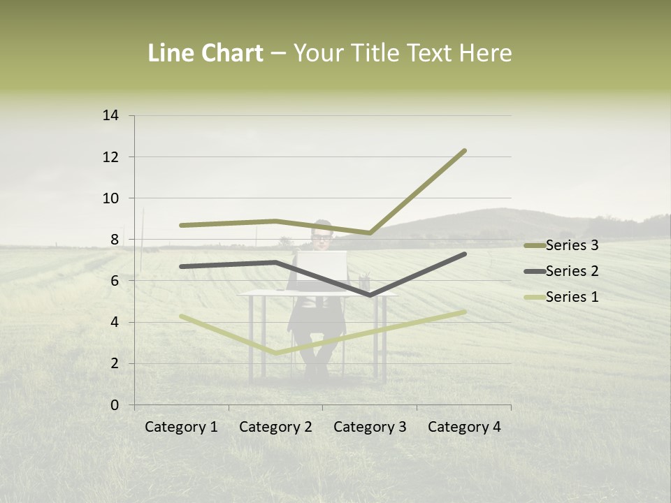 Caucasian Voyage Technology PowerPoint Template