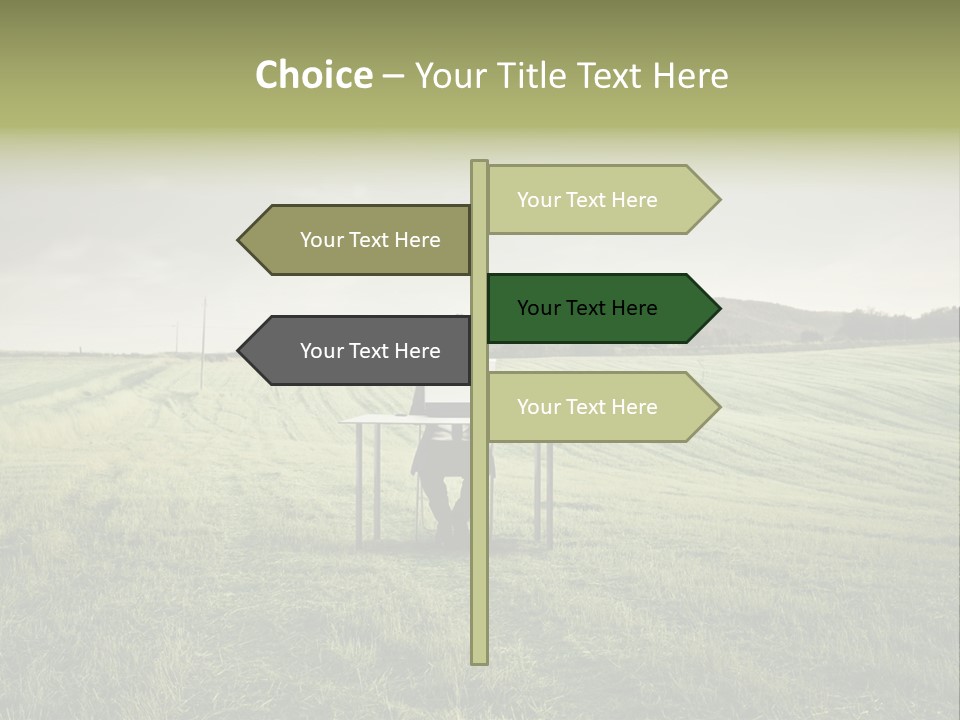 Caucasian Voyage Technology PowerPoint Template