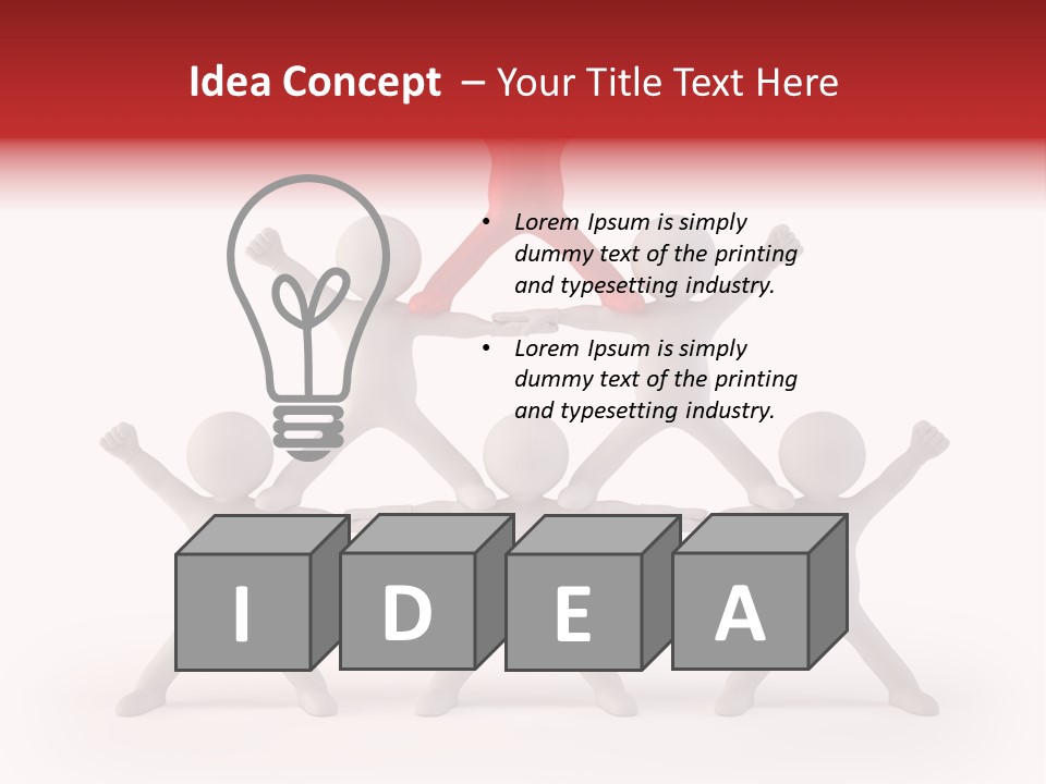 Work Guy Pretty PowerPoint Template