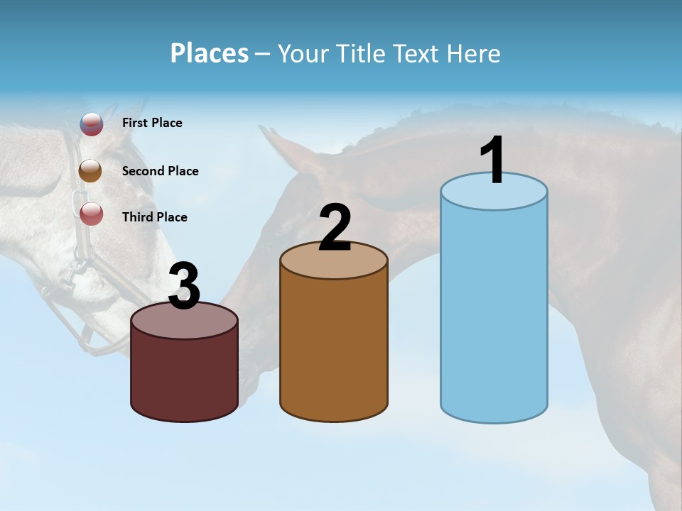 Friendship Blue Power PowerPoint Template