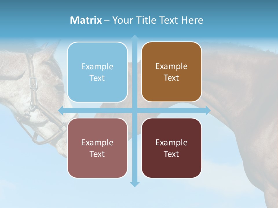 Friendship Blue Power PowerPoint Template