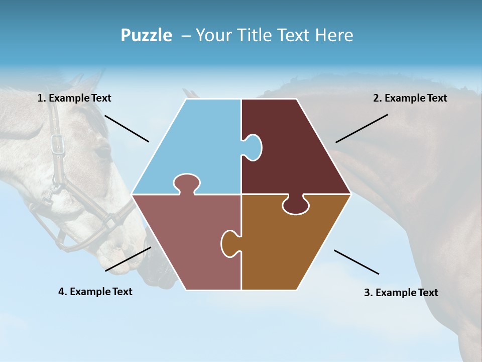 Friendship Blue Power PowerPoint Template