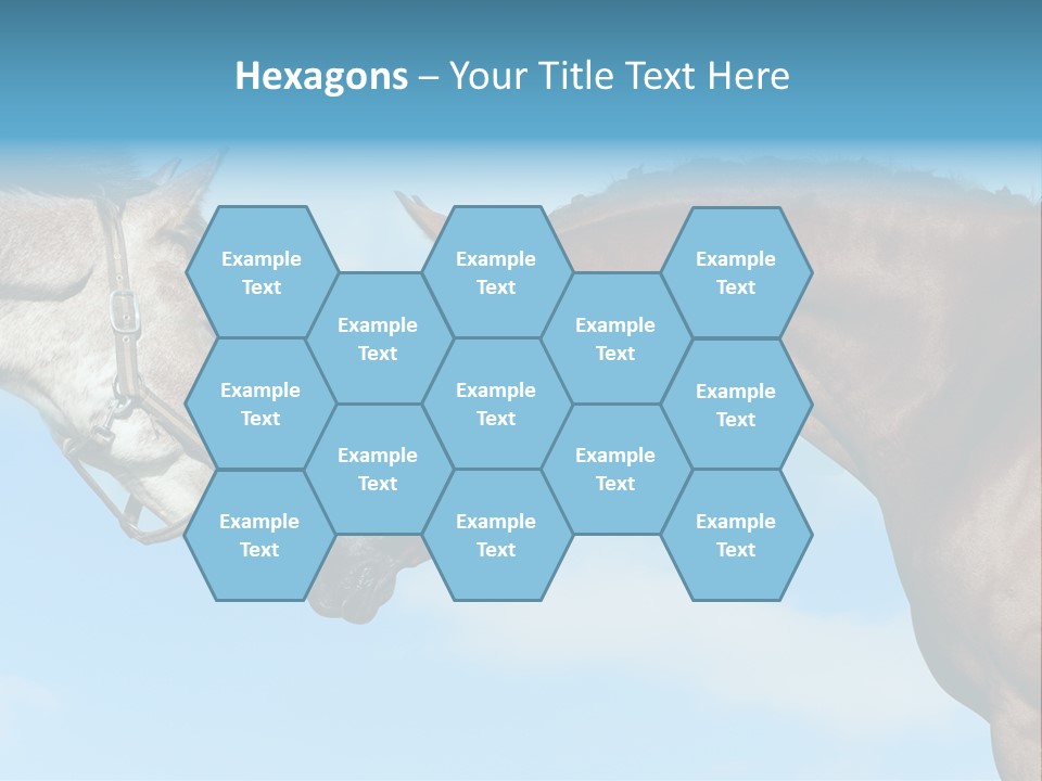 Friendship Blue Power PowerPoint Template