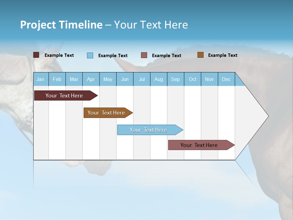 Friendship Blue Power PowerPoint Template