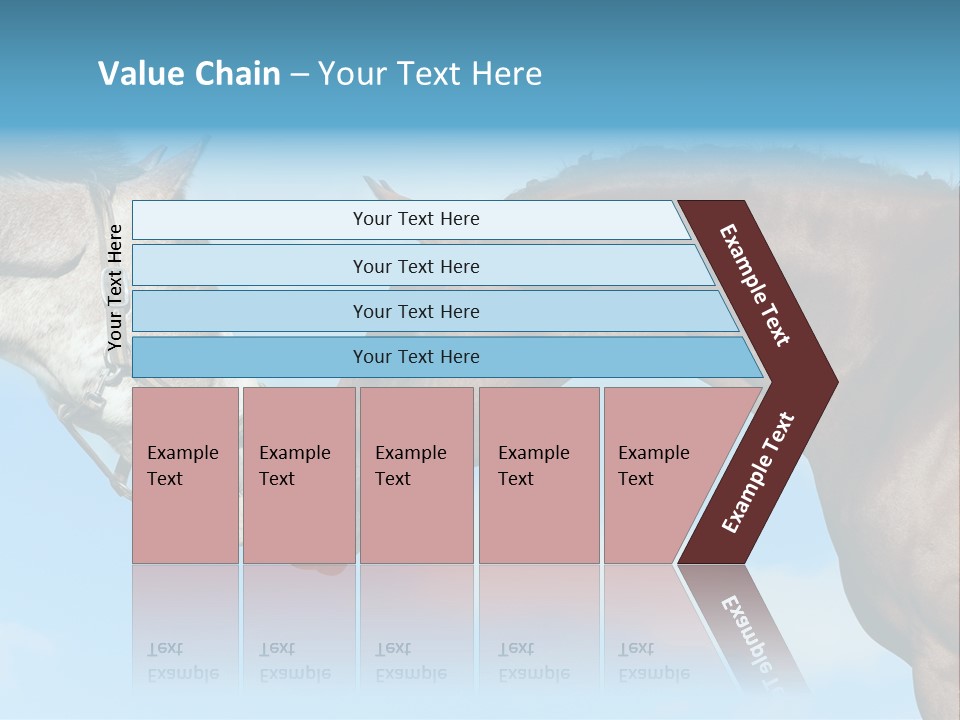 Friendship Blue Power PowerPoint Template