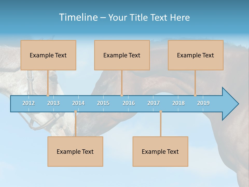 Friendship Blue Power PowerPoint Template