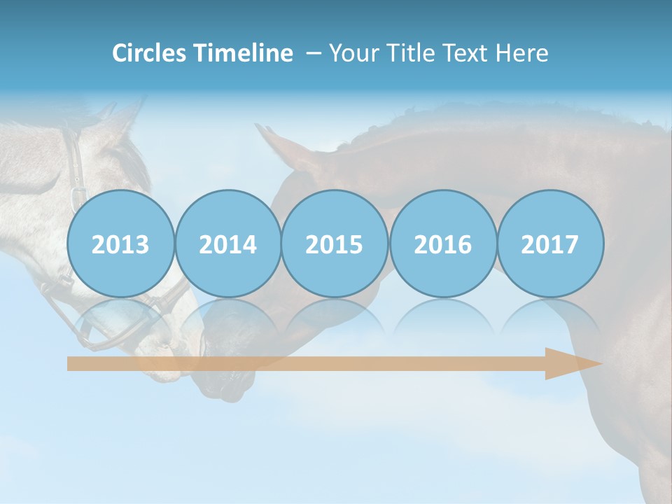 Friendship Blue Power PowerPoint Template