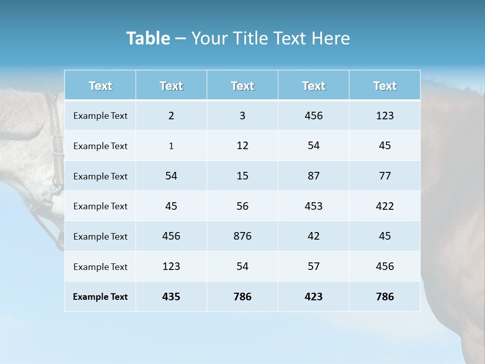 Friendship Blue Power PowerPoint Template