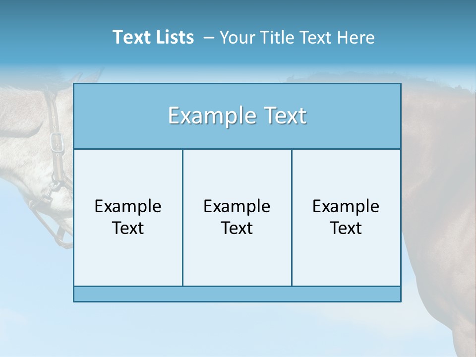Friendship Blue Power PowerPoint Template