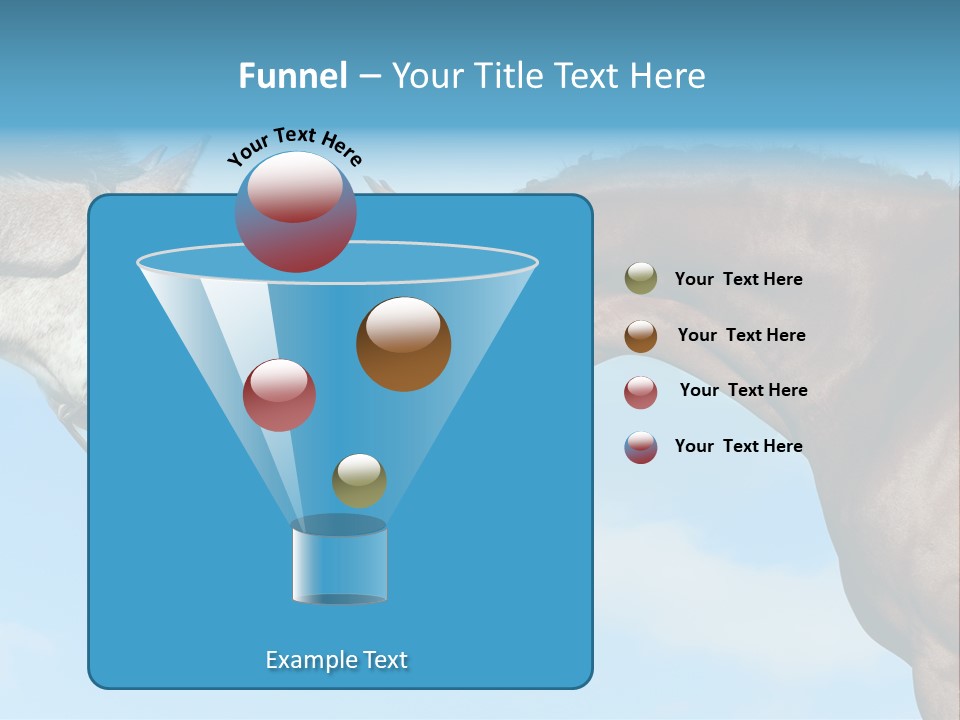 Friendship Blue Power PowerPoint Template