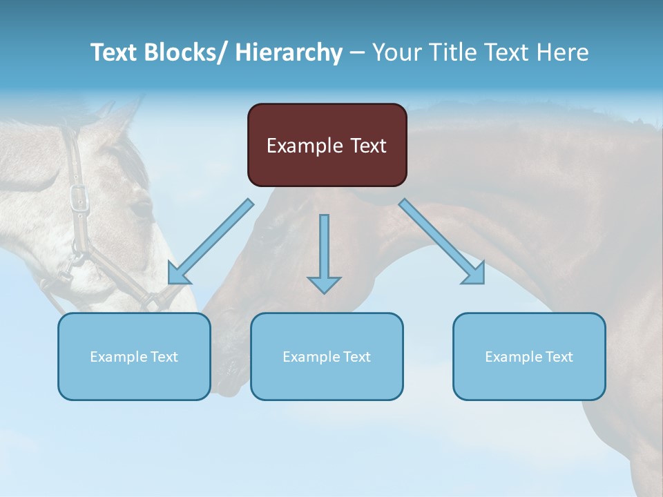 Friendship Blue Power PowerPoint Template