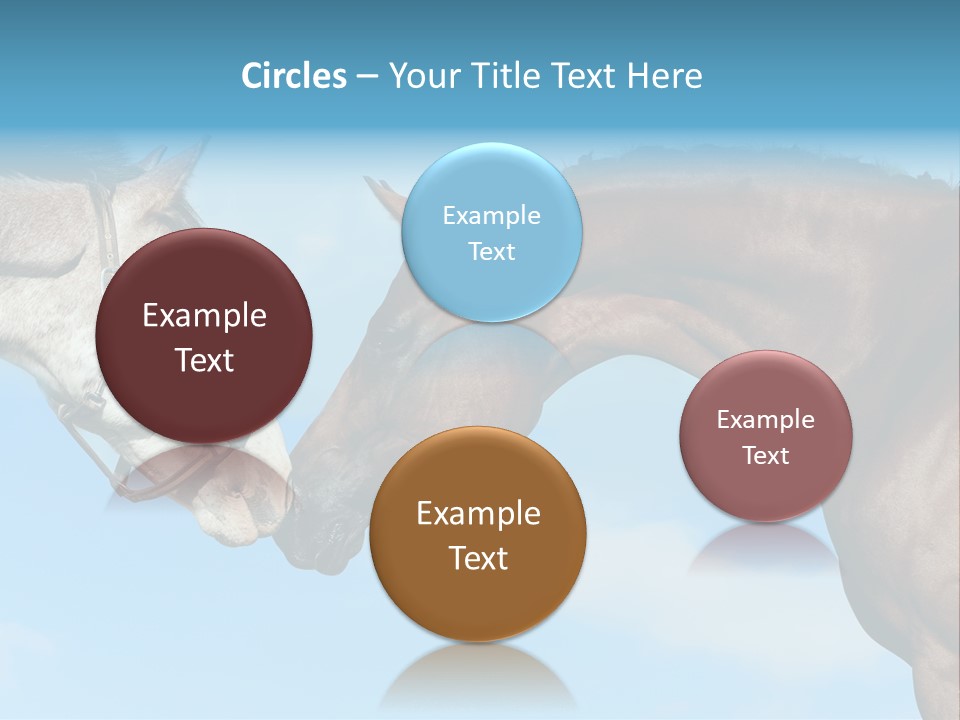 Friendship Blue Power PowerPoint Template