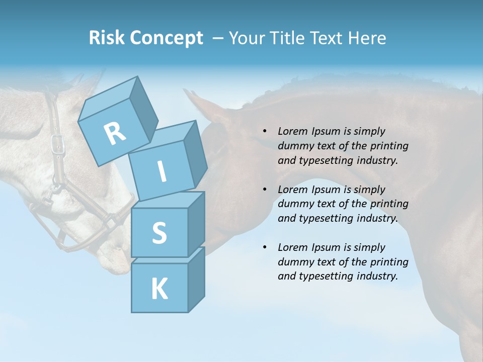 Friendship Blue Power PowerPoint Template