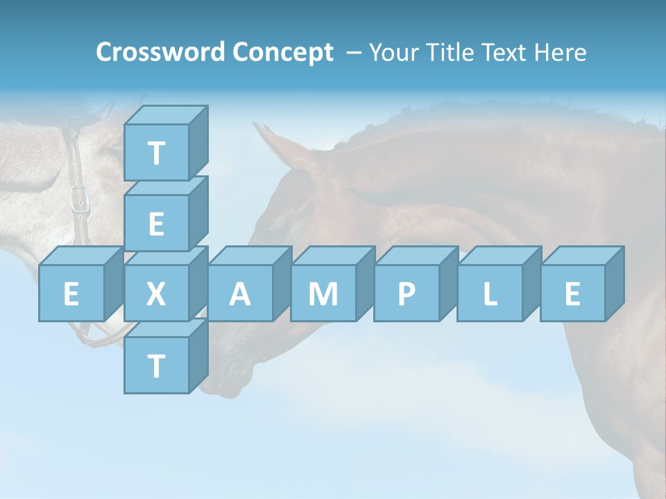 Friendship Blue Power PowerPoint Template