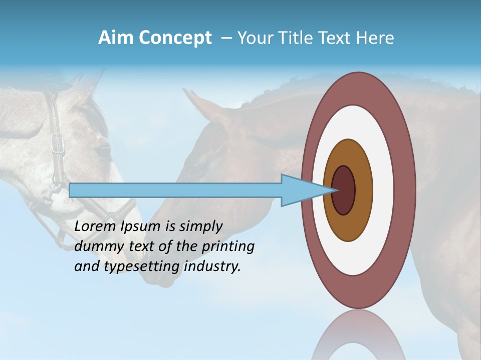 Friendship Blue Power PowerPoint Template