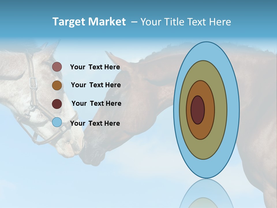 Friendship Blue Power PowerPoint Template