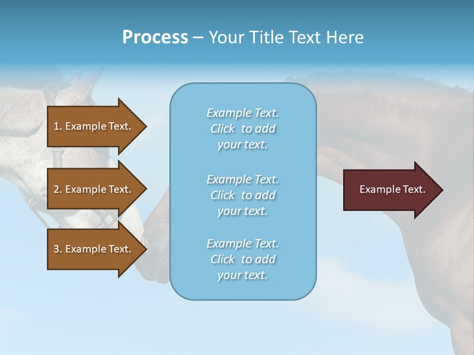 Friendship Blue Power PowerPoint Template