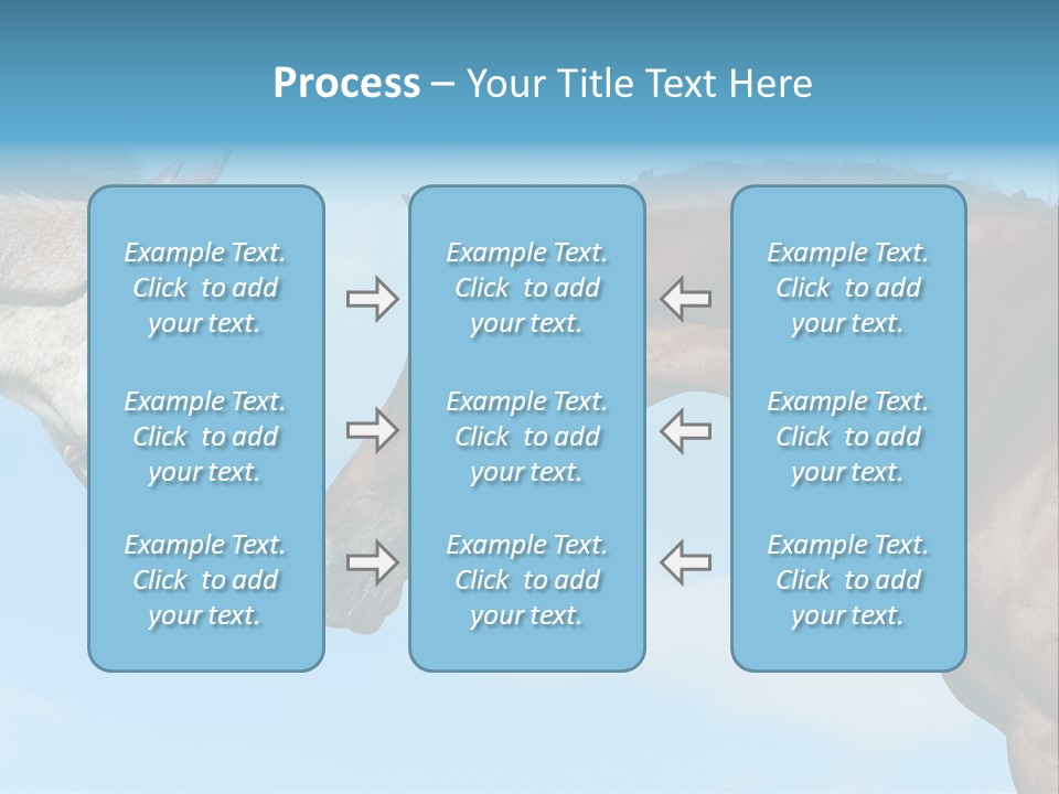 Friendship Blue Power PowerPoint Template